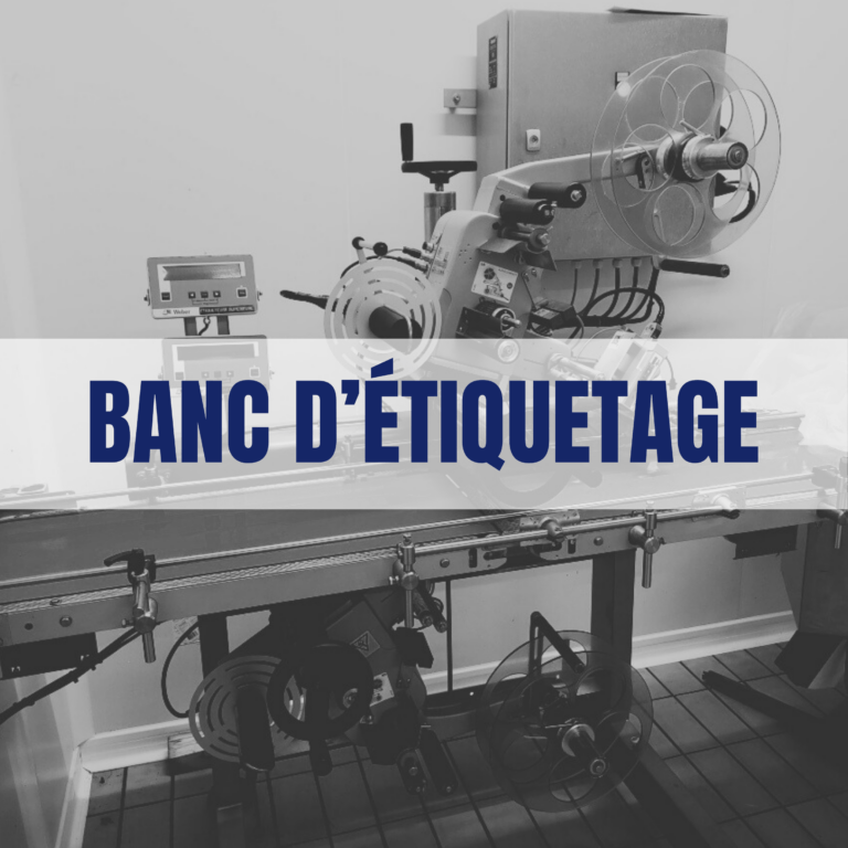 banc d'étiquetage Machines neuves